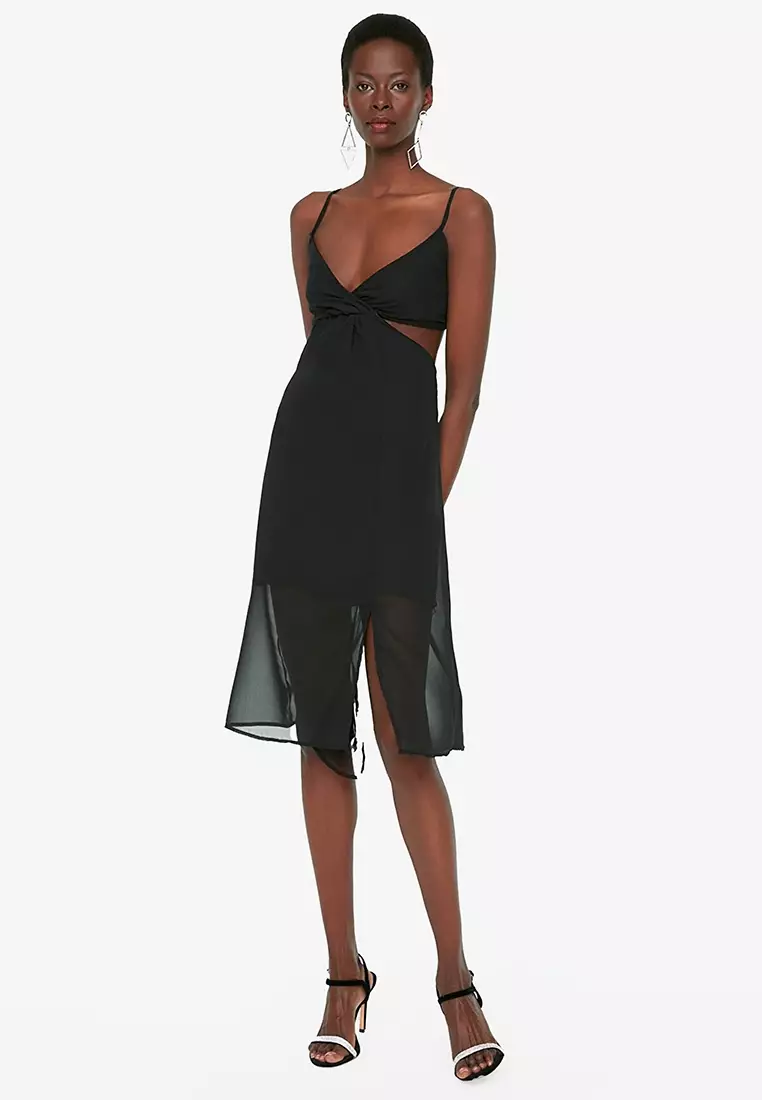 Buy Trendyol Strappy Cut Out Detail Dress 2024 Online ZALORA