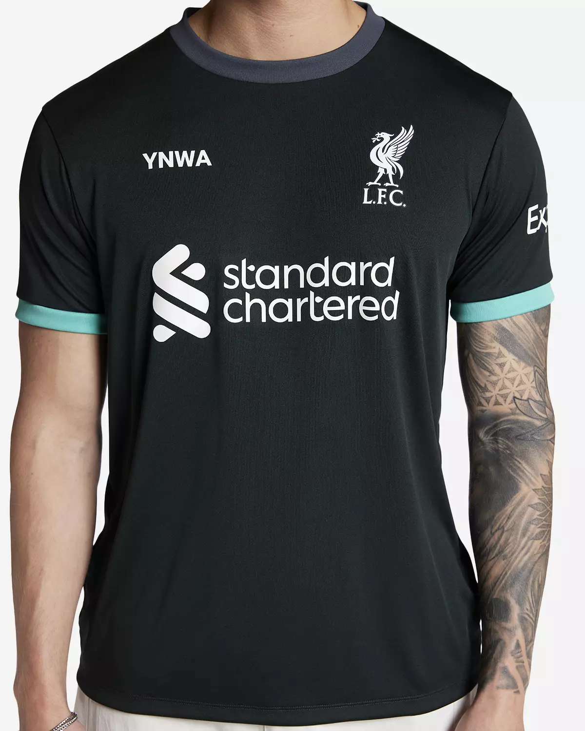 [Men Away] Liverpool FC 24/25 Supporter Jersey Away Men Night Forest - Official LFC Jersey Original Pria