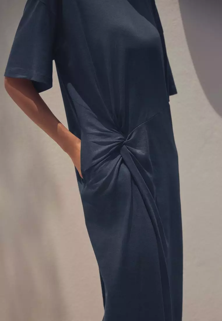 Jersey Twist T-Shirt Summer Dress