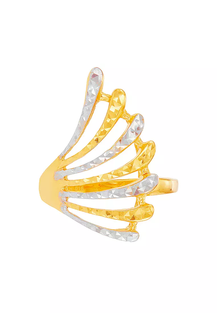 HABIB 916/22K Yellow and White Gold Ring KF29620625-BI