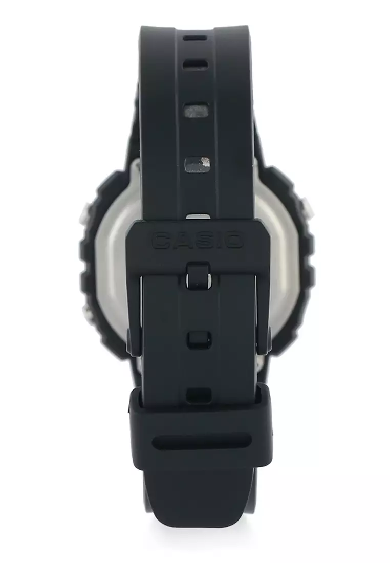 Casio Jam Tangan Wanita - Black - Resin - LA-20WH-1BDF