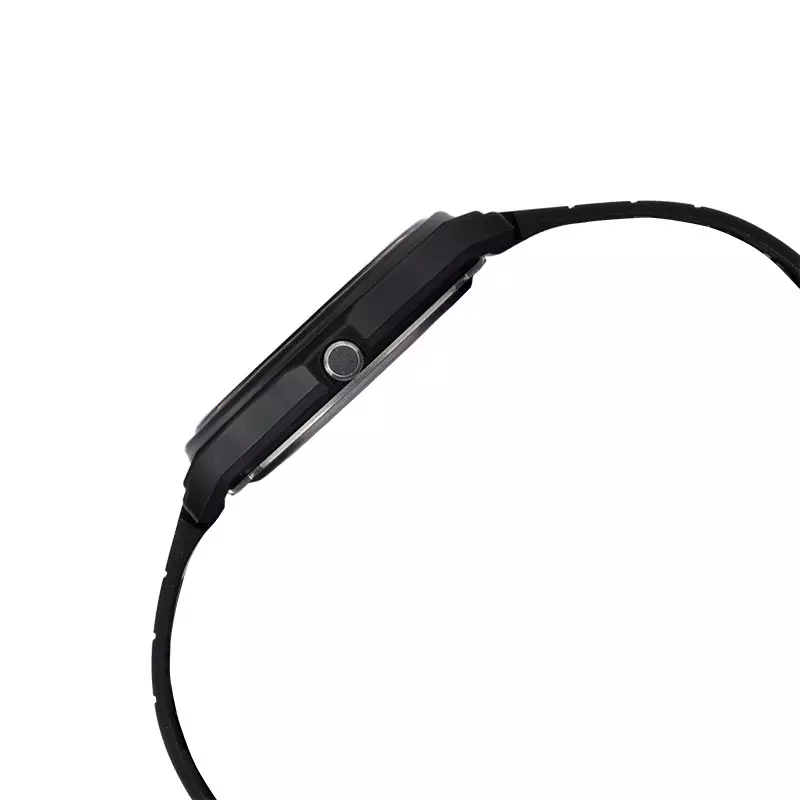 Jam Tangan Unisex Casio General MQ-24B-1BDF MQ24 MQ-24B Pop Analog Black Dial Black Resin Band