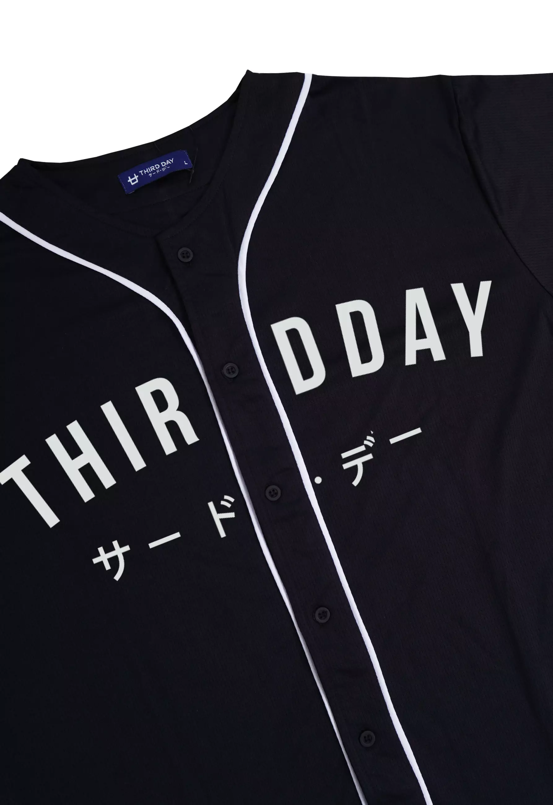 MT748P s/s Men Baseball Trdday blkXS