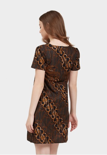 Jual ODZA CLASSIC Batik Dress Parang Garuda Original 