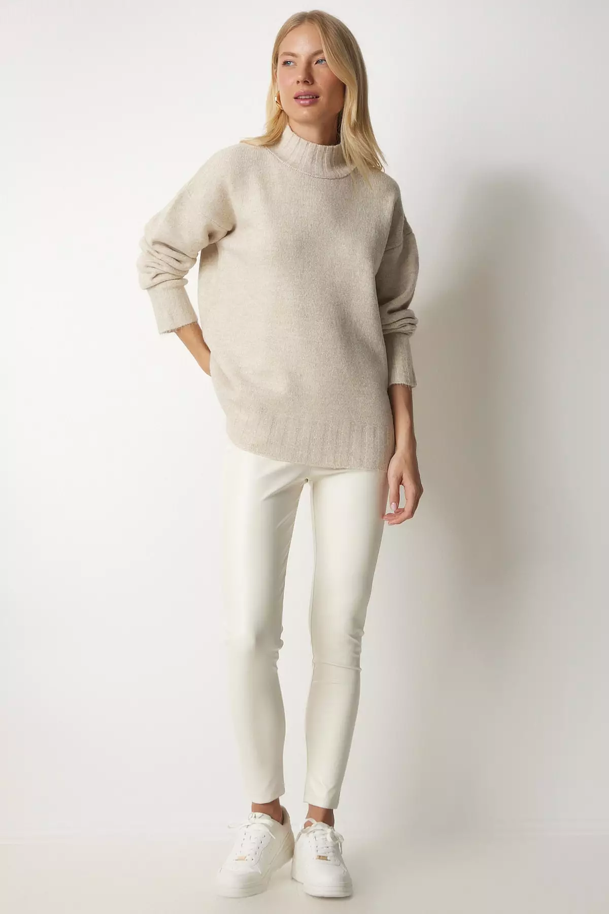 小高領針織毛衣