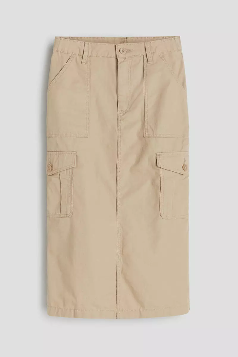 Buy H M Cotton cargo skirt 2024 Online ZALORA Philippines
