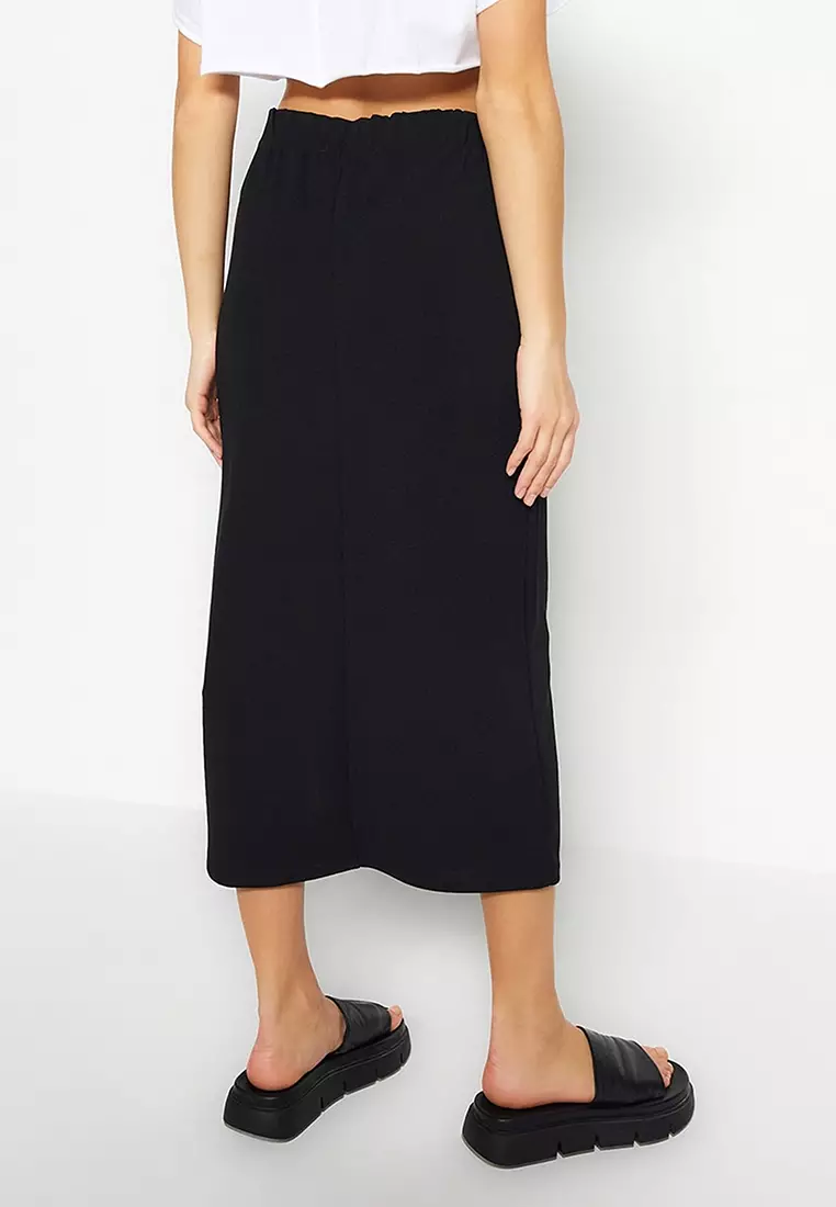 Women High-Rise Pencil Skirt