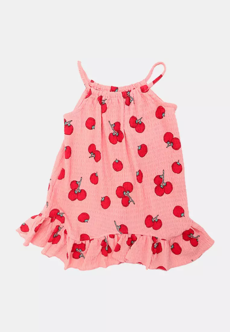 Hazel Scalloped Sleeveless Dress