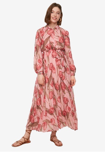 pink dress modest