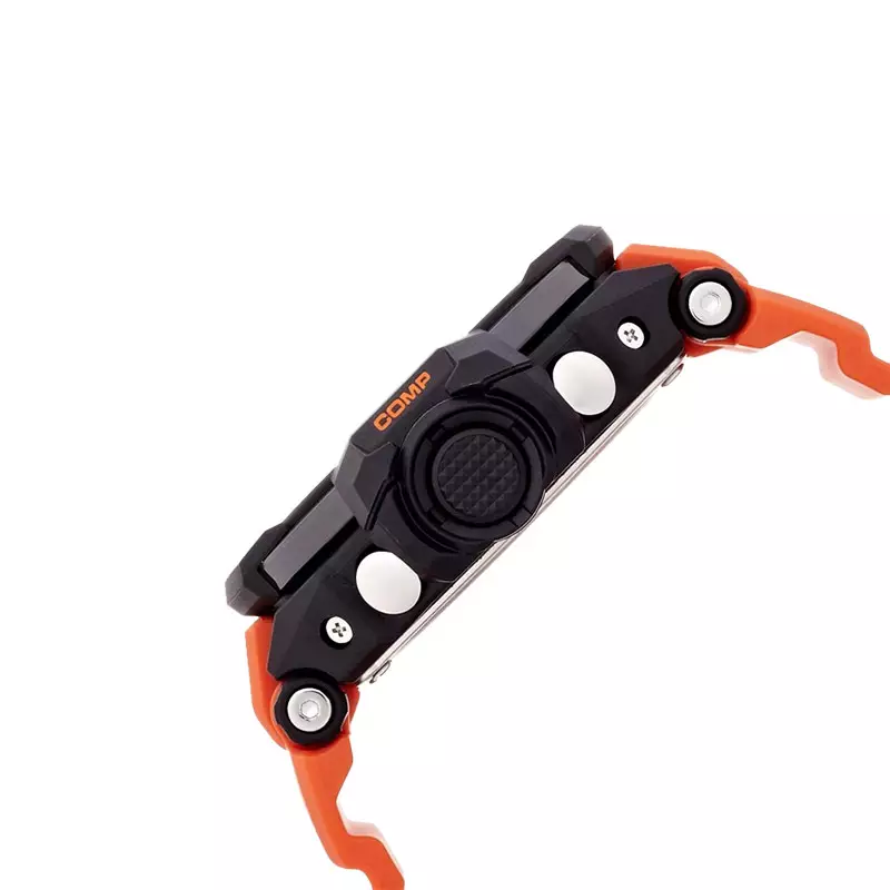 Jam Tangan Pria Casio G-Shock Gravitymaster GA-1000-4ADR G-Aviation Twin Sensor Digital Compass Orange Resin Band