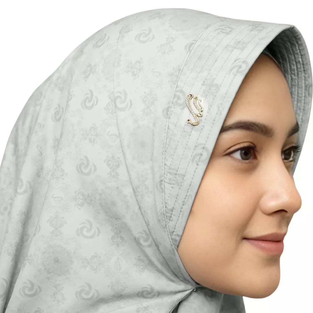 Rabbani - Kerudung Instan Muslim Wanita Dewasa Kaviya Exclusive - Grey