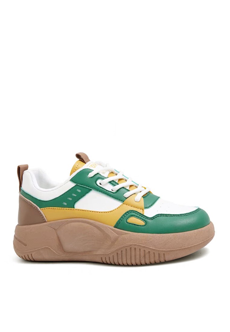 VANSA Colorblock Platform Casual Sneakers VPW-T8611