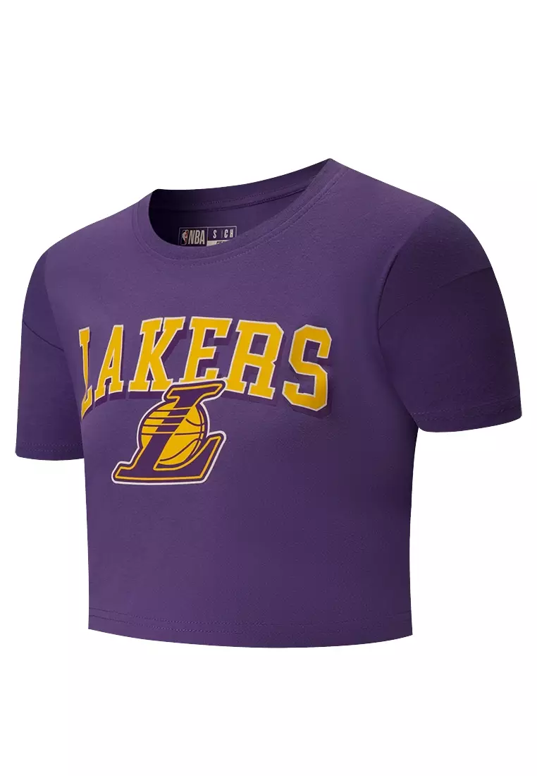 Los Angeles Lakers Crop Top for Womens Boxy Fit