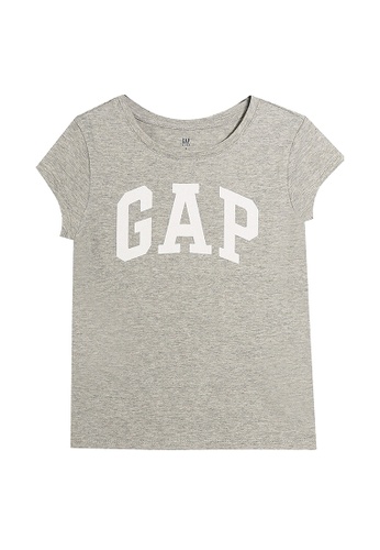 GAP grey Short Sleeves Value Logo Tee D0FCAKABBD0A1FGS_1