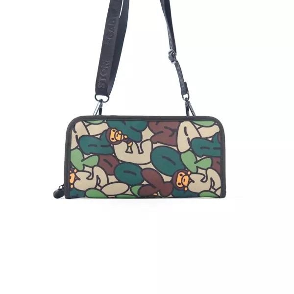 Tas BAPE X BABY MILO CAMO GREEN SHOULDER BAG 100% ORIGINAL