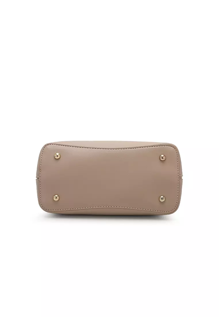 Women's Top Handle Bag / Sling Bag / Crossbody Bag (Tas Selempang / Tas Tangan) - Cokelat