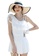 A-IN GIRLS white Elegant Mesh One-Piece Swimsuit 25032US1B71358GS_1