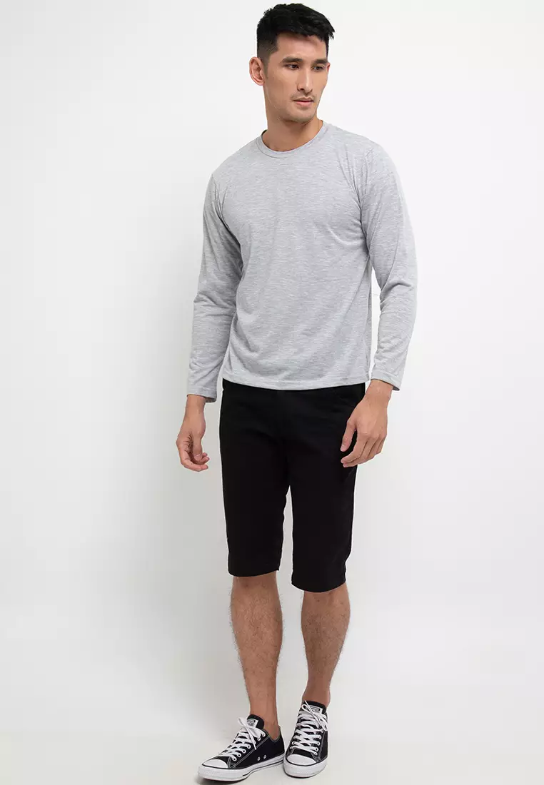 Basic Atasan Long Sleeve Terry