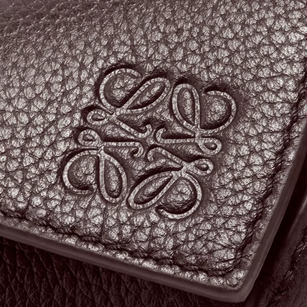 Mini Puzzle Edge Bag In Soft Grained Calfskin Dark Chesnut Ghw