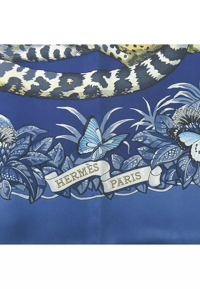 Pre-Loved Hermès Jungle Love Silk Scarf 90