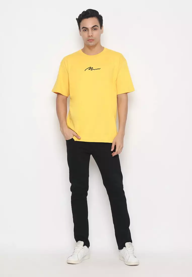 NX T-Shirt Cotton Combed Tebal Pria 207370391