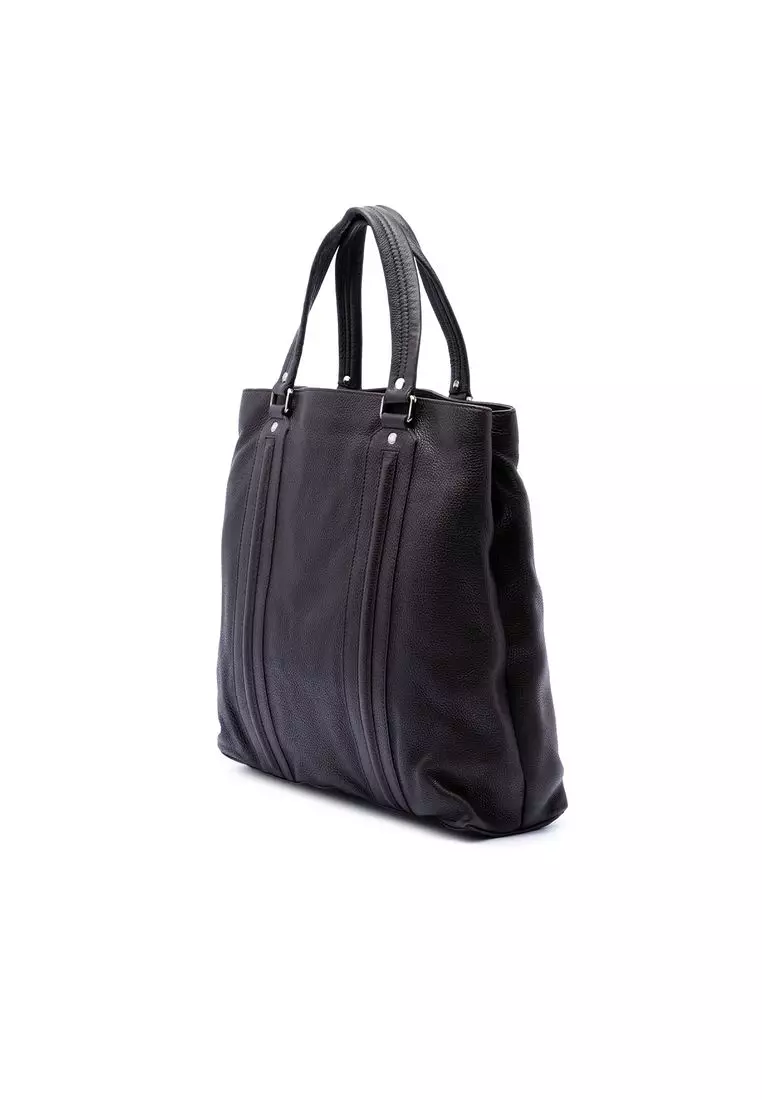 Pre-Loved Gucci Grained Calfskin Tote