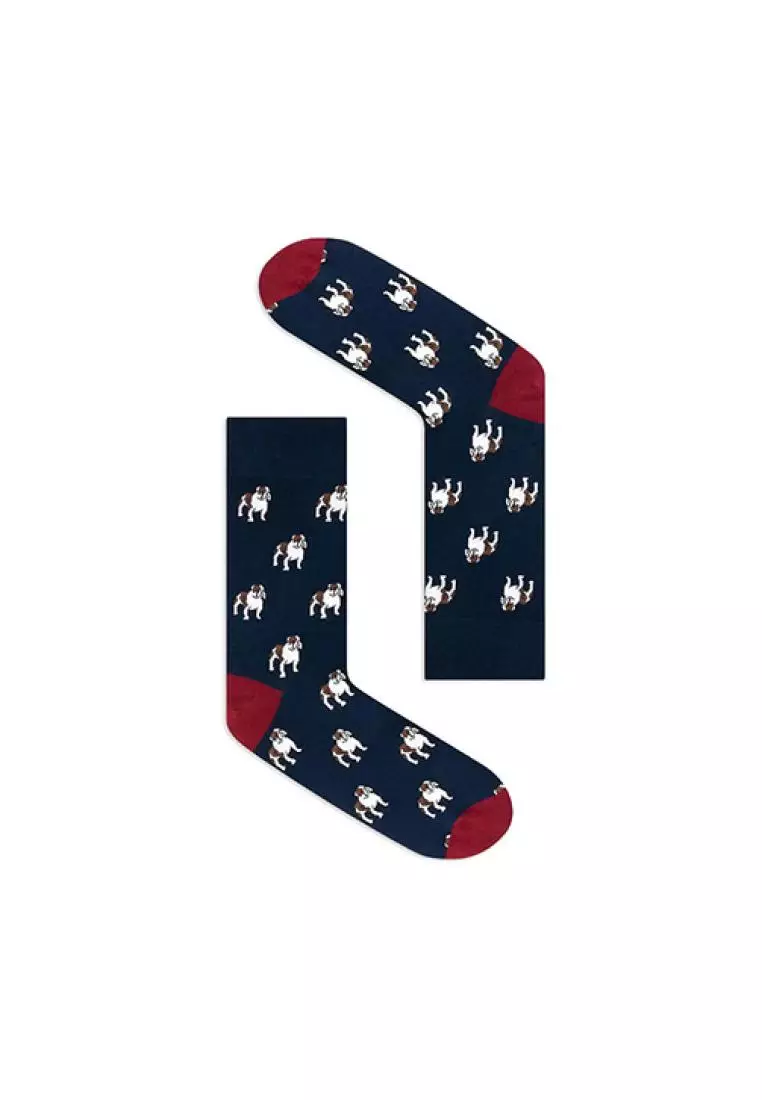 BULLDOGS Bamboo Jacquard Sock