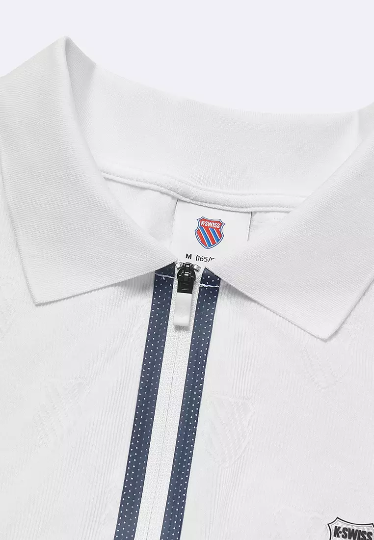 女裝滿印 K-SWISS LOGO 拼色POLO連身裙