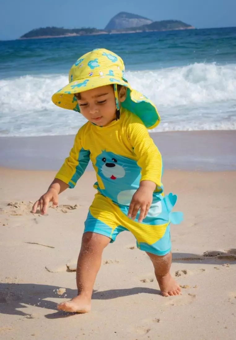 Zoocchini Baby/Toddler Cape Sunhat Seal