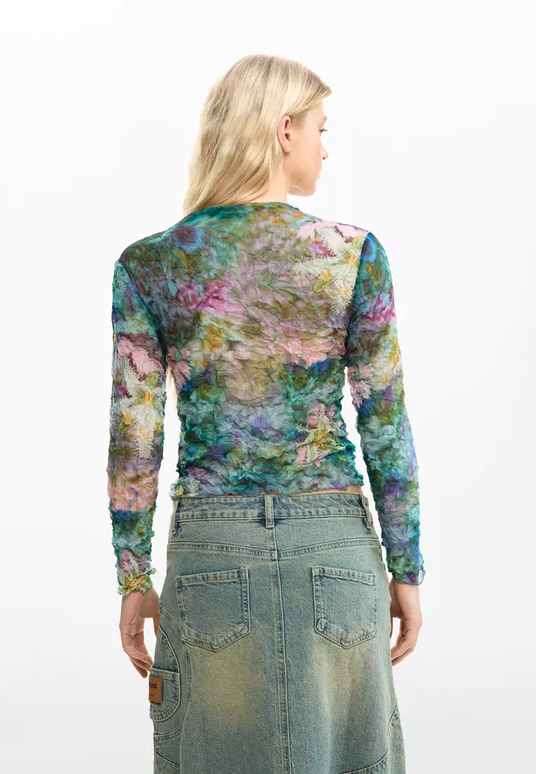 Garden texture blouse