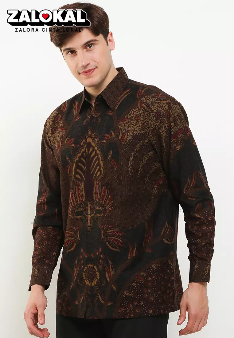 BATIK TALENTA EXCLUSIVE Lengan panjang MOTIF BUNGGA BAMBU 1