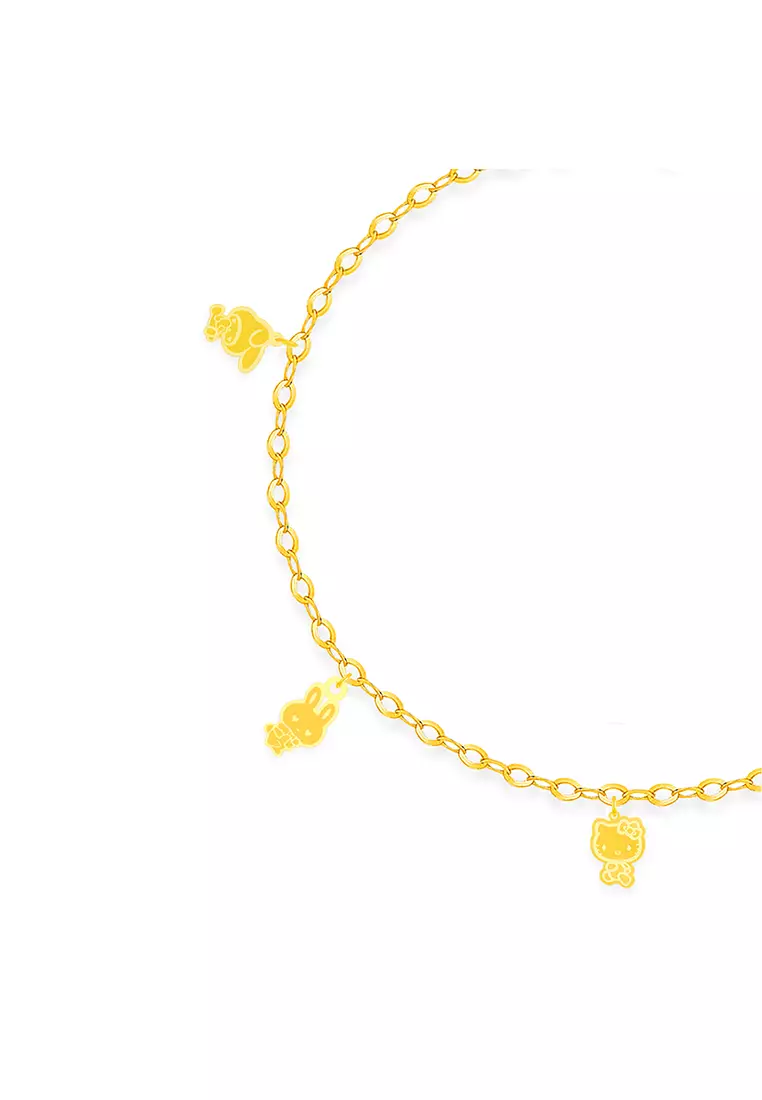 916/22K Gold Melody Bracelet T111C