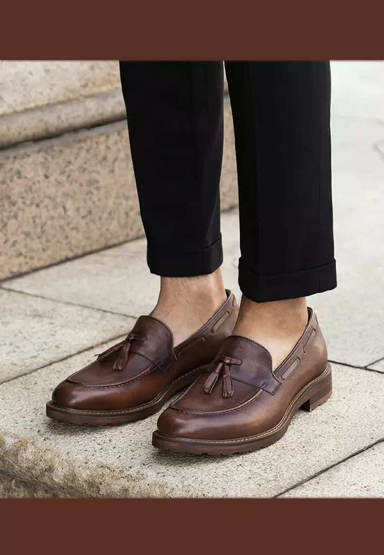 Buy Twenty Eight Shoes Classic Leather Tassel Loafer BL018-7