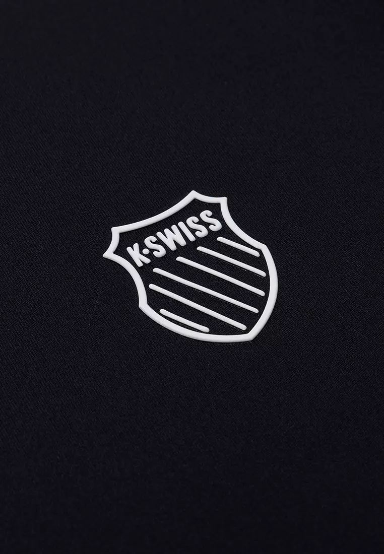 男裝 K-SWISS LOGO 內層磨毛長袖T裇