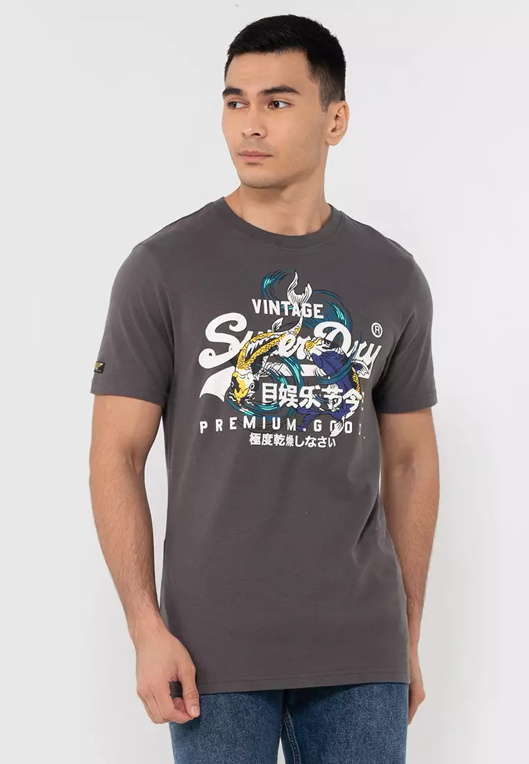 Buy Superdry Japanese Vl Graphic T-shirt 2024 Online | ZALORA