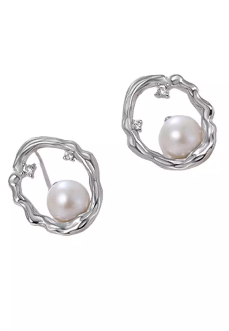 Cheap outlet pearl earrings