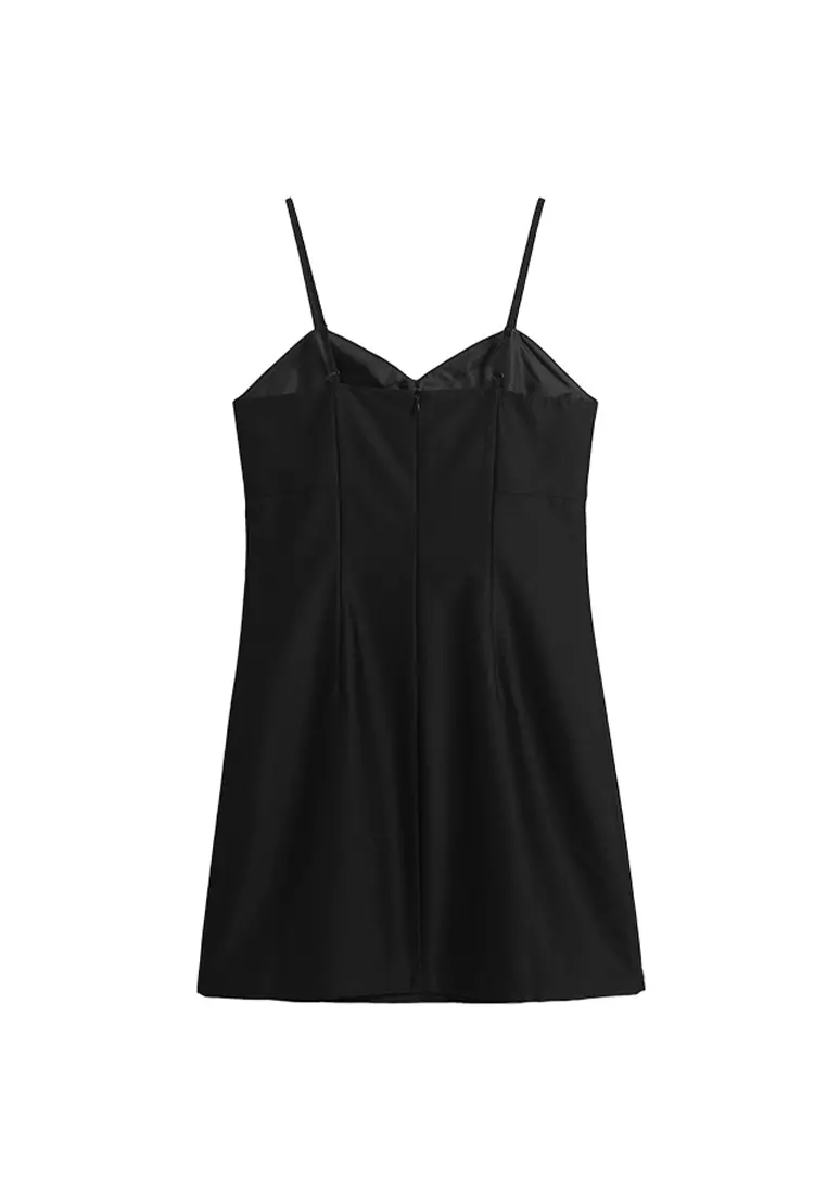 Simple Sleeveless Mini Dress