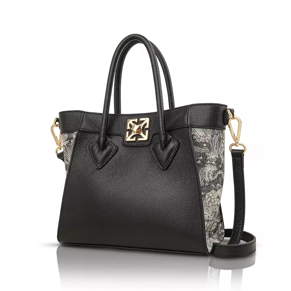 Canta Satchel Flower Prt