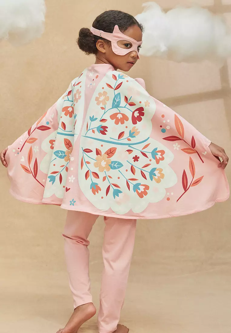 Pyjamas Set with mask and Fairy printed Cape