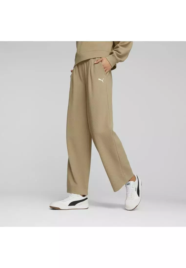 HER 女子高腰針織長褲