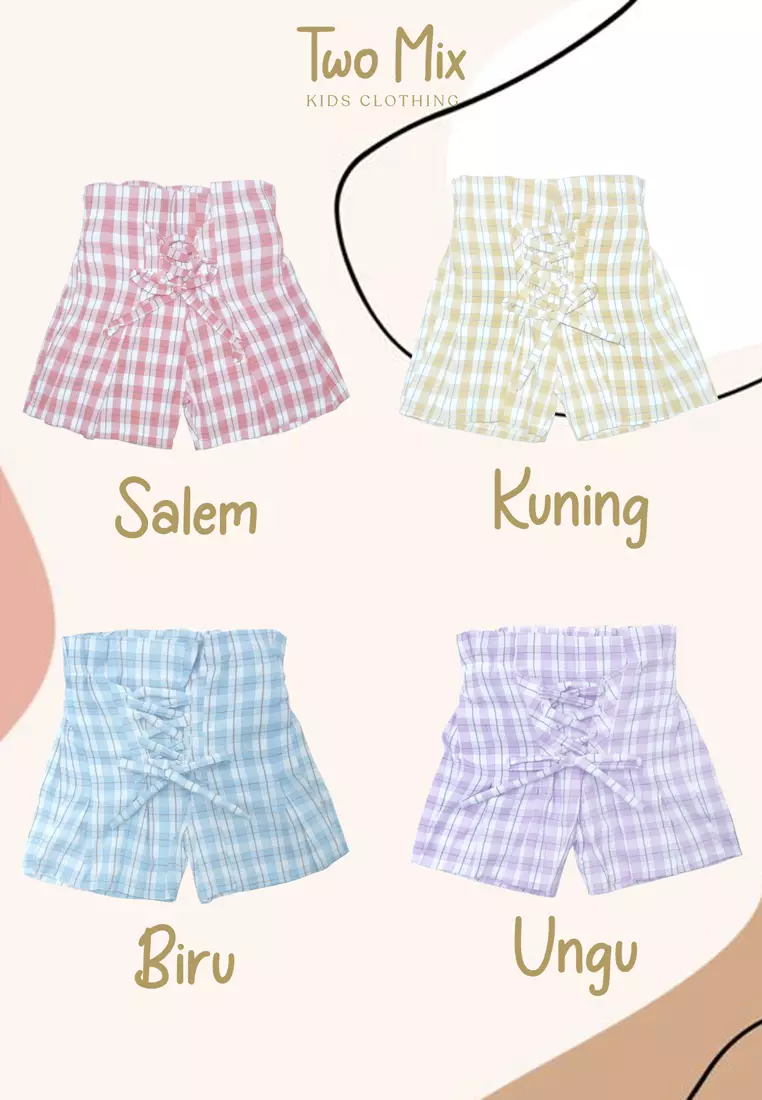 TWO MIX - Celana Pendek Anak Perempuan - Celana Hotpants Anak Cewek 1-8 Tahun 4311
