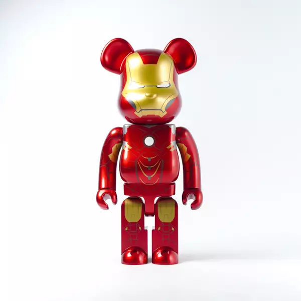 BEARBRICK IRON MAN MARK 1000 100% ORIGINAL - 1000%