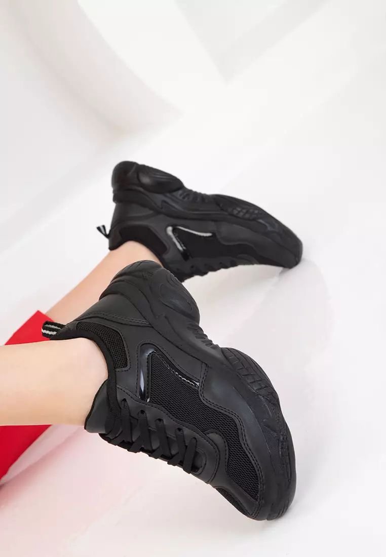 Black-Black Women's Sneaker 20610
