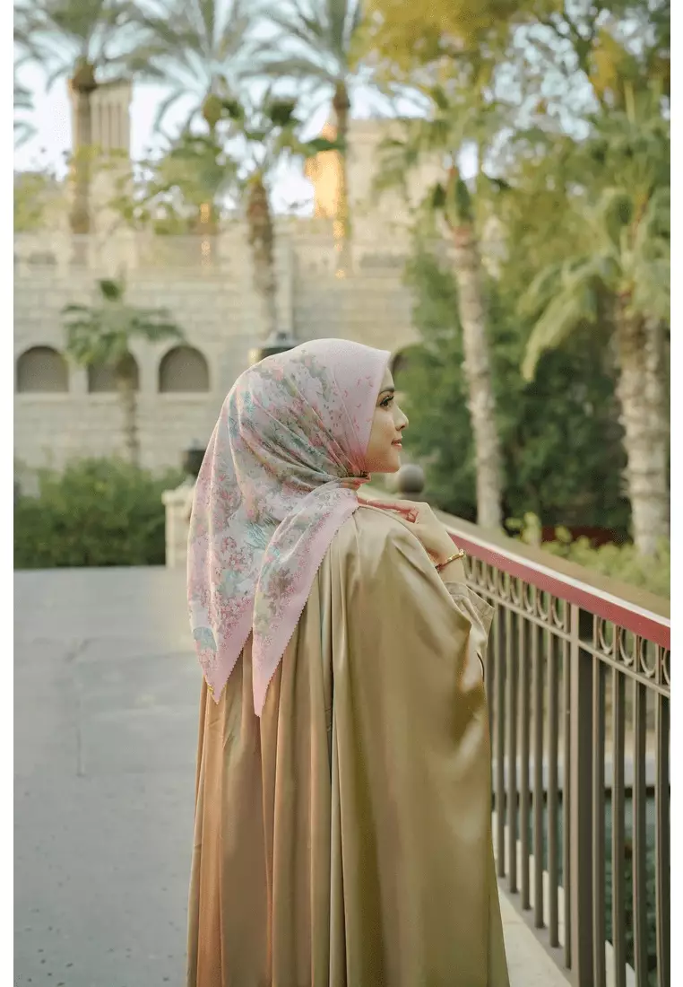 Buy Buttonscarves Al Qasr Voile Square Small - Coffee Online