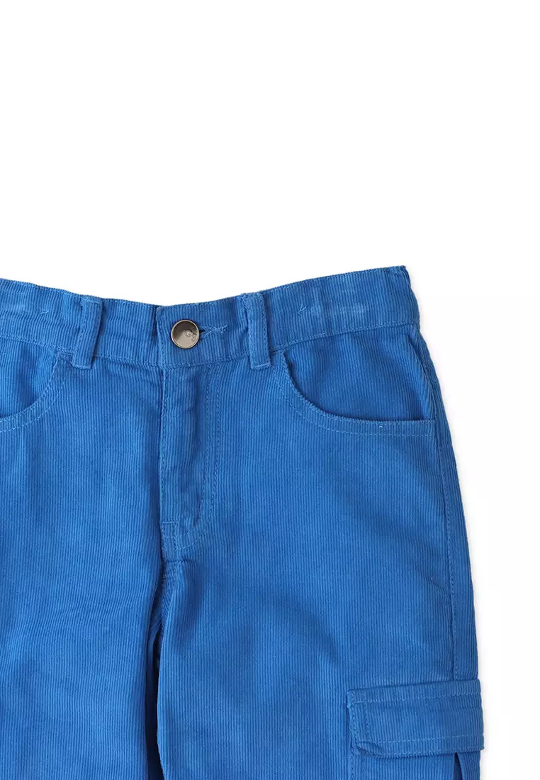 Boys Corduroy Cargo Pants