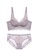ZITIQUE purple Women's Autumn-winter Lace Lingerie Set (Bra and Underwear) - Purple CA0BBUS348679DGS_1