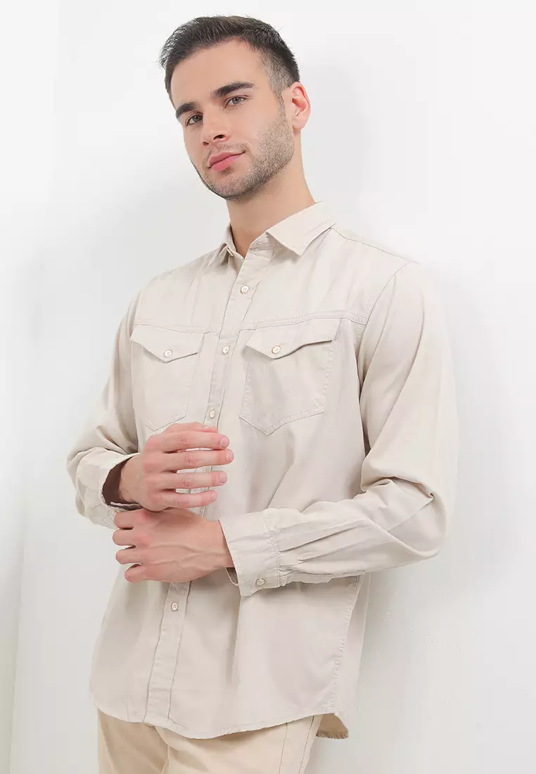 Cotton Twill Shirt Kll497