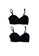 Seoul in Love black Japan export material Soft sports bra 2 pieces set BDD83US10ECE49GS_1