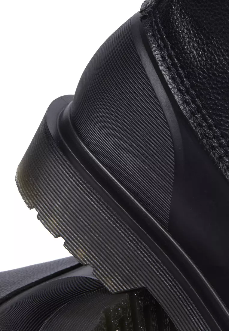 1460 Fleece Lined Leather Sub Black Boots Women