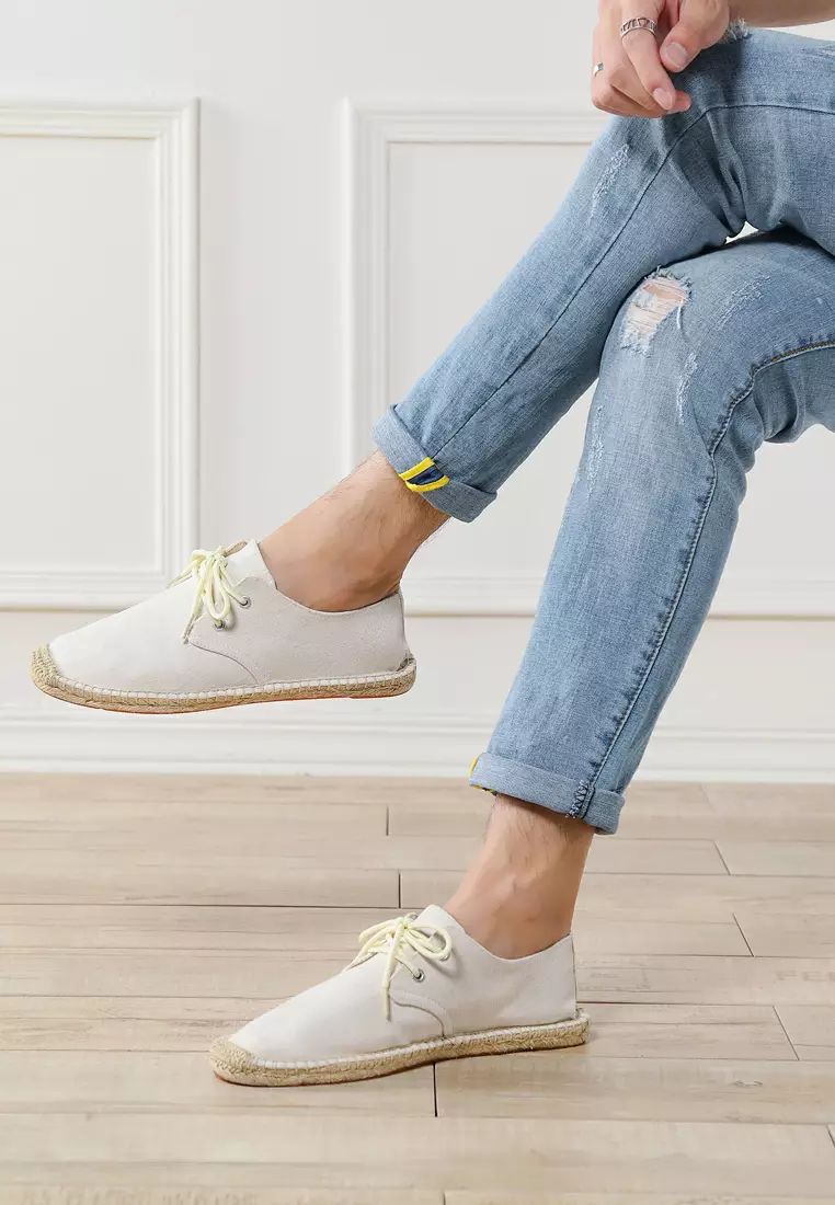 Lace Up Canvas Espadrilles QZ-S55